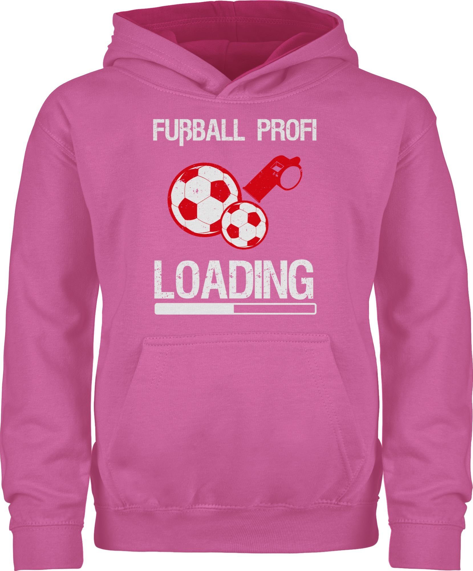 Shirtracer Hoodie »Fußball Profi Loading Vintage Kinder Sport